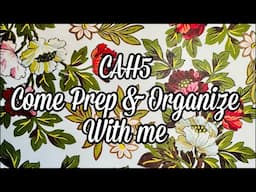 CAH5 come Prep & Organize with Me  Let’s get ready for the Anna Griffin Crop at Home 5