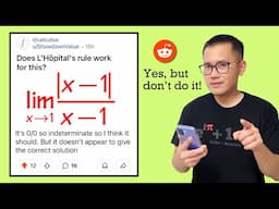 Does L'Hôpital's rule work for this? It's 0/0 so indeterminate! Reddit r/calculus