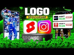 Logo Sponsorship For YouTube Shorts & Instagram | Sponsorship kaise Le 🤑