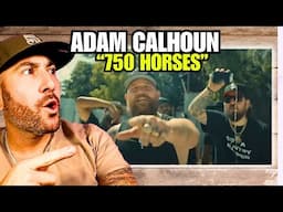 750 HORSES by Adam Calhoun Goes HARD ft. FJ Outlaw & Shocka Hustlemane! 🔥💪(reaction)