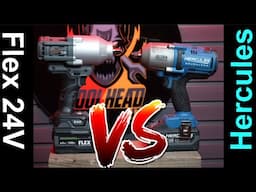 Flex 24v VS Hercueles 20v Ultra Troque 1:2 High Torque Impact Wrenches