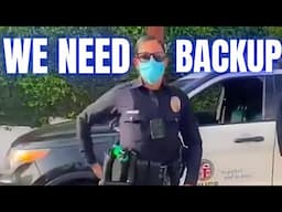 2 Cops Call For BACKUP After Clever Citizen Gets Difficult