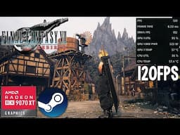 Final Fantasy VII Rebirth RX 9070 XT PC Gameplay - ULTRA Settings PC Performance