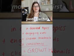 The formula for YouTube Growth (and why it’s not working for you) #youtubegrowth #youtubestrategy