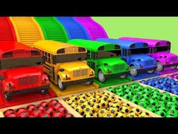 영어 배우기! 알파벳송 인기 تعليم الاطفال مع - العاب أطفالأغاني الحضانة وأغنية الأطفال street vehicle schoolbus