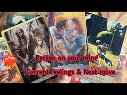 Person on your mind : Current Feeling/emotions of your person💞Next Move🫣Hindi tarot card reading