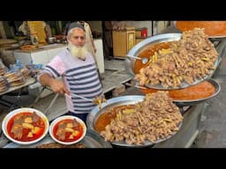AKBAR JEE SIRI PAYE RECIPE - COW HEAD & LEGS FRY | KARTARPURA STREET FOOD IN RAWALPINDI PAKISTAN