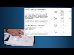How to set up smart fan settings AZVS, AZHS and AZES model Zoneline PTAC.