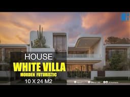 MẪU NHÀ HIỆN ĐẠI TÔNG TRẮNG WHITE VILLA I H2 Architects