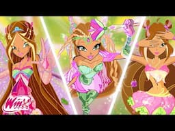 Winx Club Evolution | Alle Kräfte und Verwandlungen von FLORA! 🌸 ✨