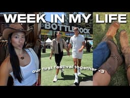 WEEK IN MY LIFE | Productive (and FUN) Week of Work 🤠🕺🏻🎸✨ Bottlerock Music Festival 2025!