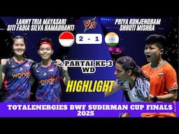 MAYASARI/RAMADHANTI (INA) vs KONJENGBAM/MISHRA | Group D Sudirman Cup Finals 2025