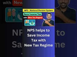 NPS - Save Income Tax with New Tax Regime #shorts #fincalc