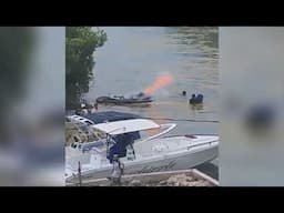 Jet Ski Explosion Sends Man Flying—Miraculously Survives