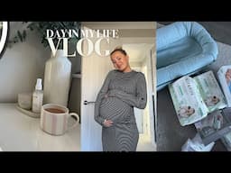 SPEND THE DAY WITH ME | HUGE baby Amazon haul, utility tour + 36 weeks pregnant