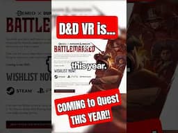 Meta Quest is Getting D&D OFFICIALLY!!