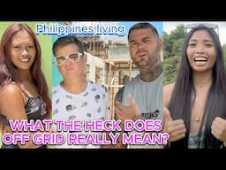 🇵🇭 Filipina Explains WHAT THE HECK DOES OFF GRID MEAN??? TINY HOUSE ISLAND FAMILY PHILIPPINES LIVING