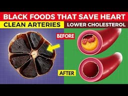 TOP 6 BLACK Foods to Clean Arteries & PREVENT HEART DISEASE!