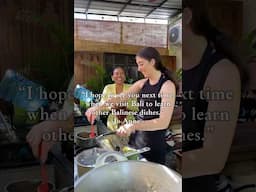 Making memories on your Solo Bali holiday-Private Balinese cooking classes🙏🏽😊 #cookingclasses