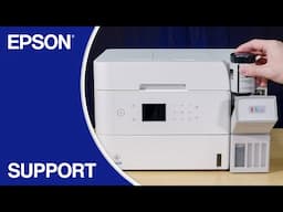 Epson EcoTank ET-3958 | Filling the Ink Tanks