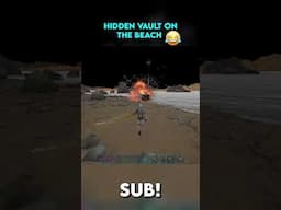 Hidden Vault On The Beach 😲😂 | #Ark #gaming #shorts