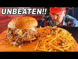 "So Difficult, Nobody Would Try It!!" | Oklahoma's "Carolina" BBQ Pulled Pork Sandwich Challenge!!