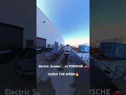 Electric Scooter vs Car in City Traffic! 🛴 Who's Actually Faster?!