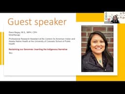 Reclaiming our Genomes: Inserting the Indigenous Narrative