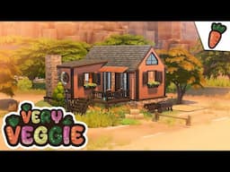 Very Veggie Tiny House: Carrot 🥕 // The Sims 4 Speed Build