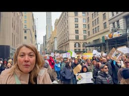 Caught up in an Anti-Trump Rally in New York!