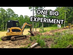 Pond Repair With Excavator and Backhoe
