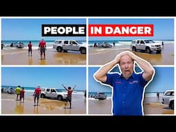 'Reacts' 4x4 beach recovery!