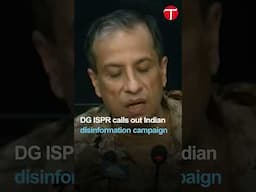 DG ISPR calls out Indian disinformation campaign