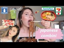 i ONLY ate at Japanese convenience stores for ONE day 🍜🍙🍵