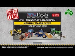 LIVE Civil, Transport and Machinery Major Monthly Event! June 2025