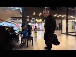 LIttle Boy Plays His Exam Piece on The Piano