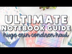 Erin Condren Ultimate Notebook Haul All the Notebooks, Journals and Mini Planners You Need to See