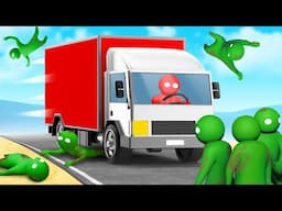TRUCK vs 100 Zombies in Gang Beasts