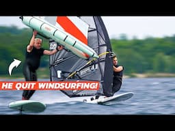 Will My Dad Return to Windsurfing after 7 Years of Wingfoiling?!
