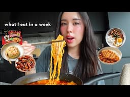 what I eat in a week (realistic & simple)