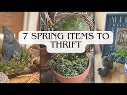 7 Things To Thrift For Spring~Thrifting For Spring Decor and 7 Things That I Like To Look For