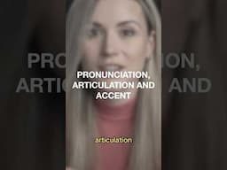 English pronunciation, articulation and Accent