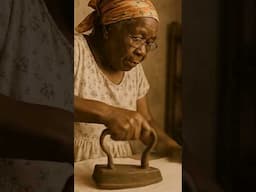 How Jamaicans Ironed Clothes Back in the Day #shorts #jamaicanculture #caribbeanhistory