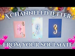 A Channeled Letter From Your Soulmate 🥰📝 Detailed Pick a Card Tarot Reading ✨