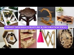 Trendy Wooden Furniture and Décor Ideas for a Cozy Home
