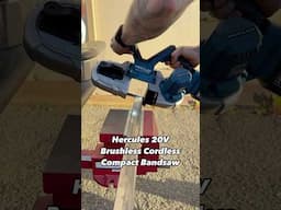 Hercules 20V Brushless Variable-Speed Compact Band Saw | Harbor Freight
