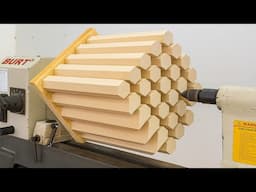 Amazing Woodturning Crazy - Spectacular Works With Hexagonal Blocks On A Wood Lathe