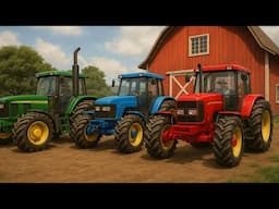 Brutal Power of Tractors - Plowing, Sowing and Fertilizing or How Farmers Work on Their Fields