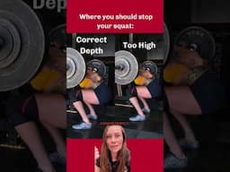Correct Depth For a Low Bar Back Squat