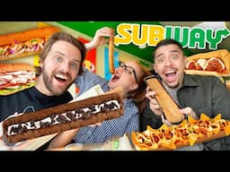 Tasting EVERYTHING at SUBWAY!!!